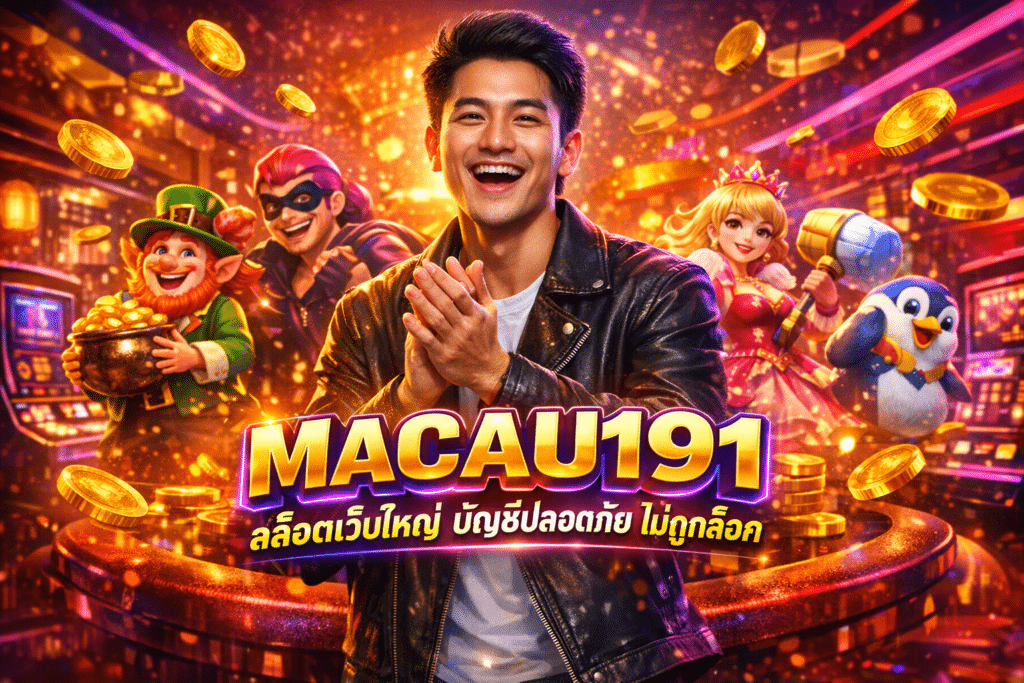 MACAU191 สล็อตเว็บใหญ่ บัญชีปลอดภัย ไม่ถูกล็อค