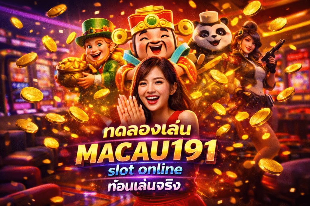 ทดลองเล่น MACAU191 slot online ก่อนเล่นจริง